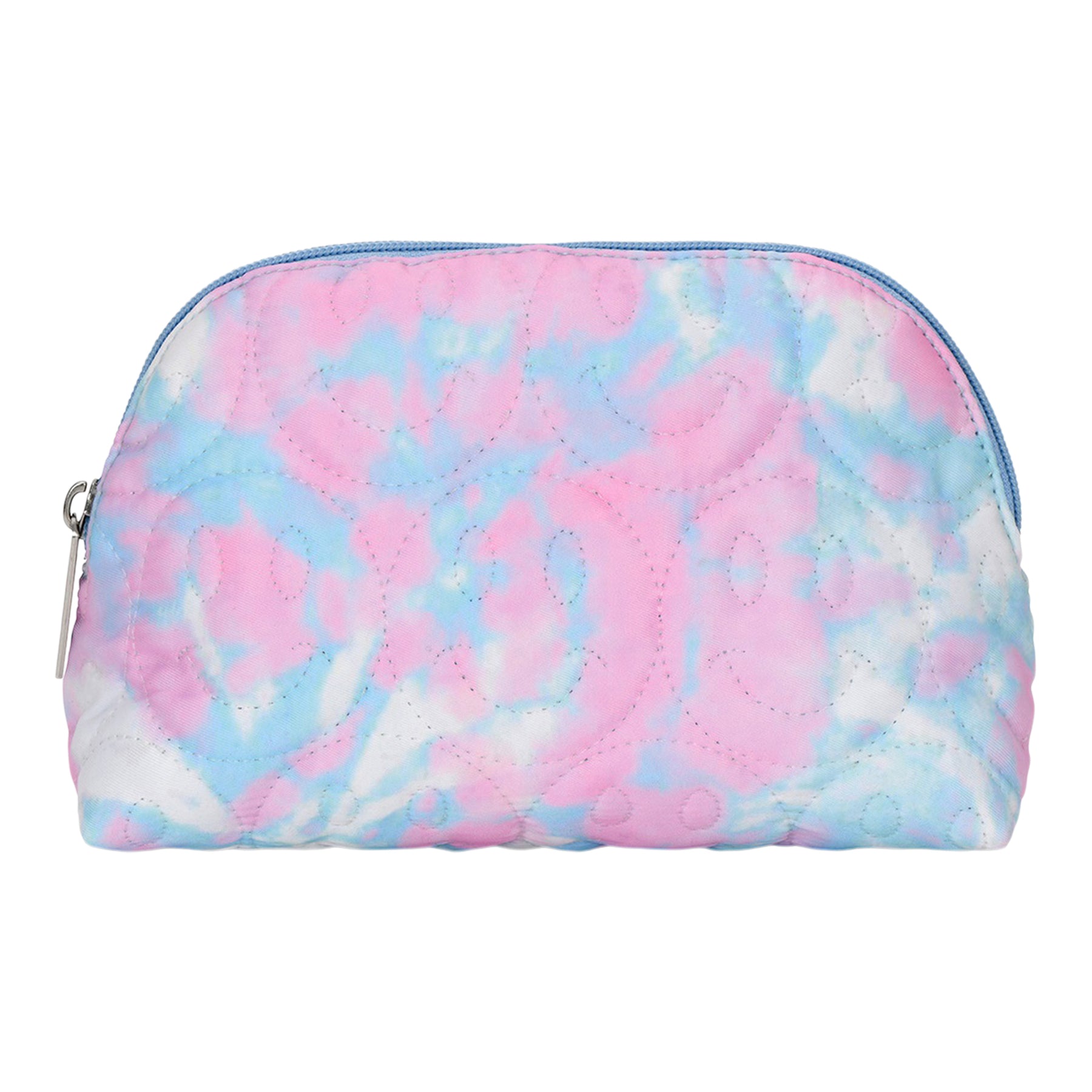 Tie Dye Smiles Oval Cosmetic Case