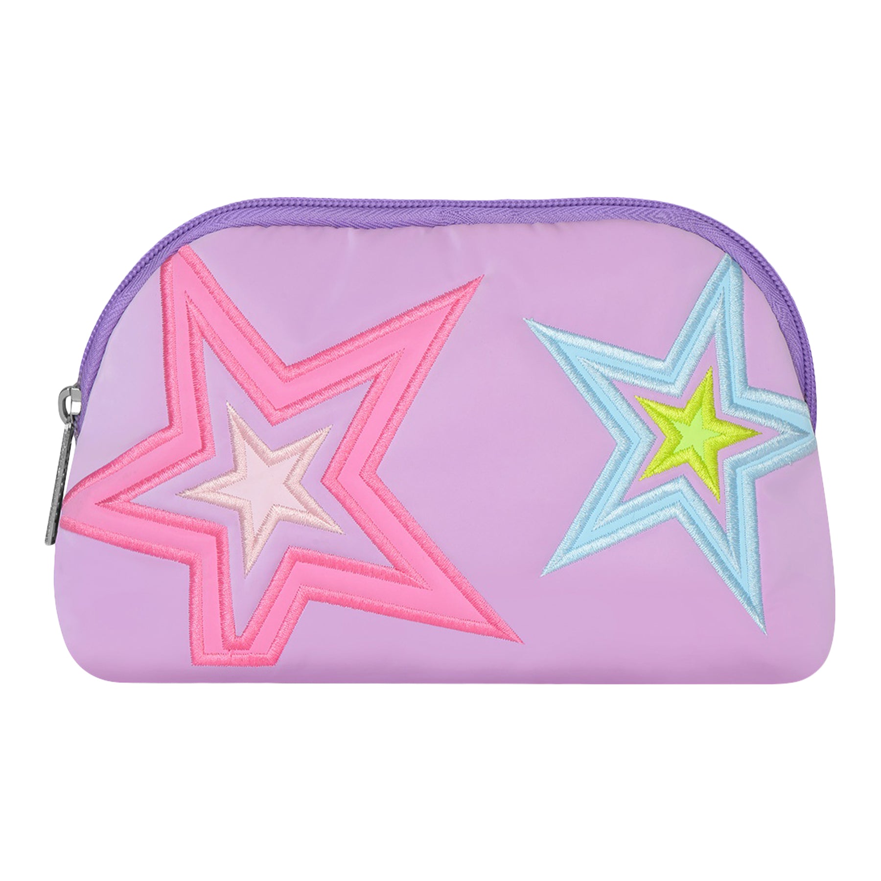 Shiny Stars Oval Cosmetic Case