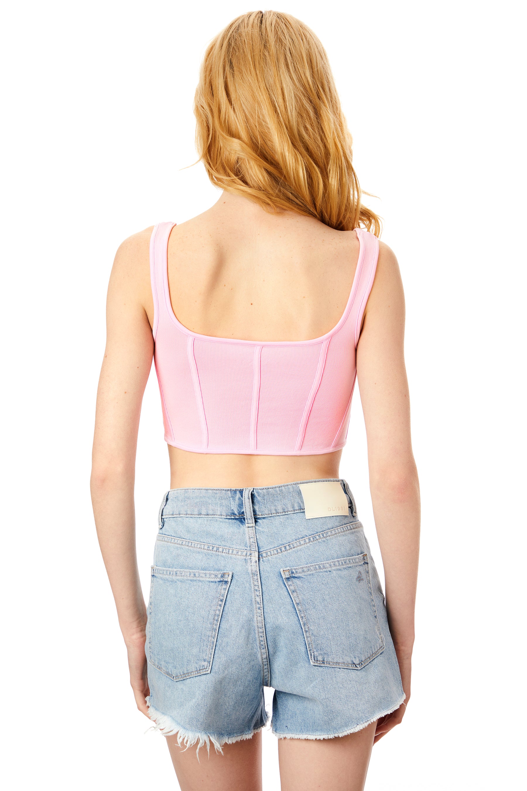 Ribbed Corset Top
