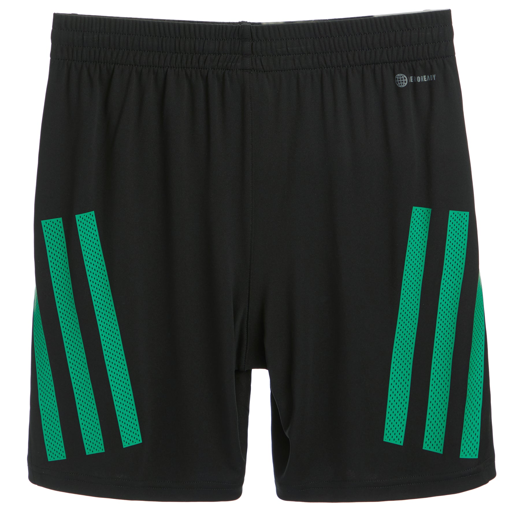 Bold 3 Stripe Short -In Black-Green