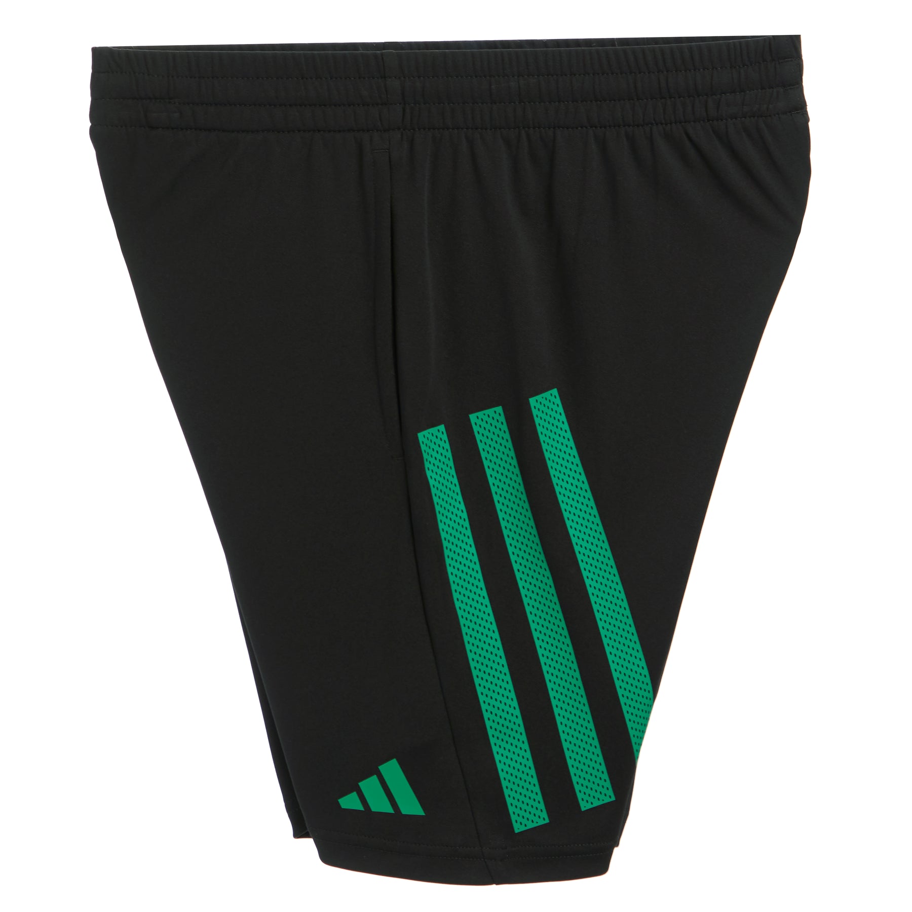 Bold 3 Stripe Short -In Black-Green
