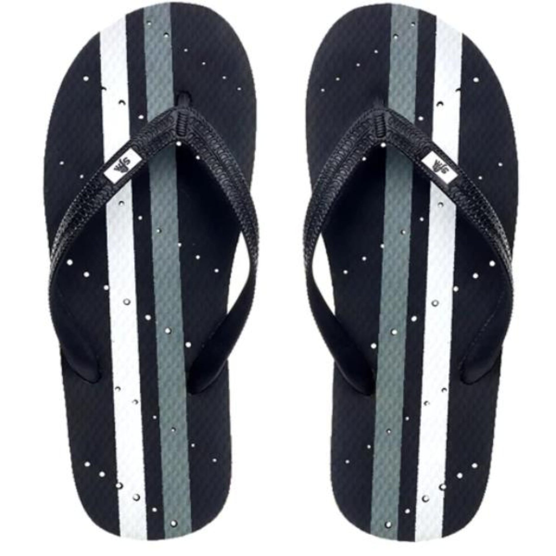 Athletic Stripe Black/Gray/White