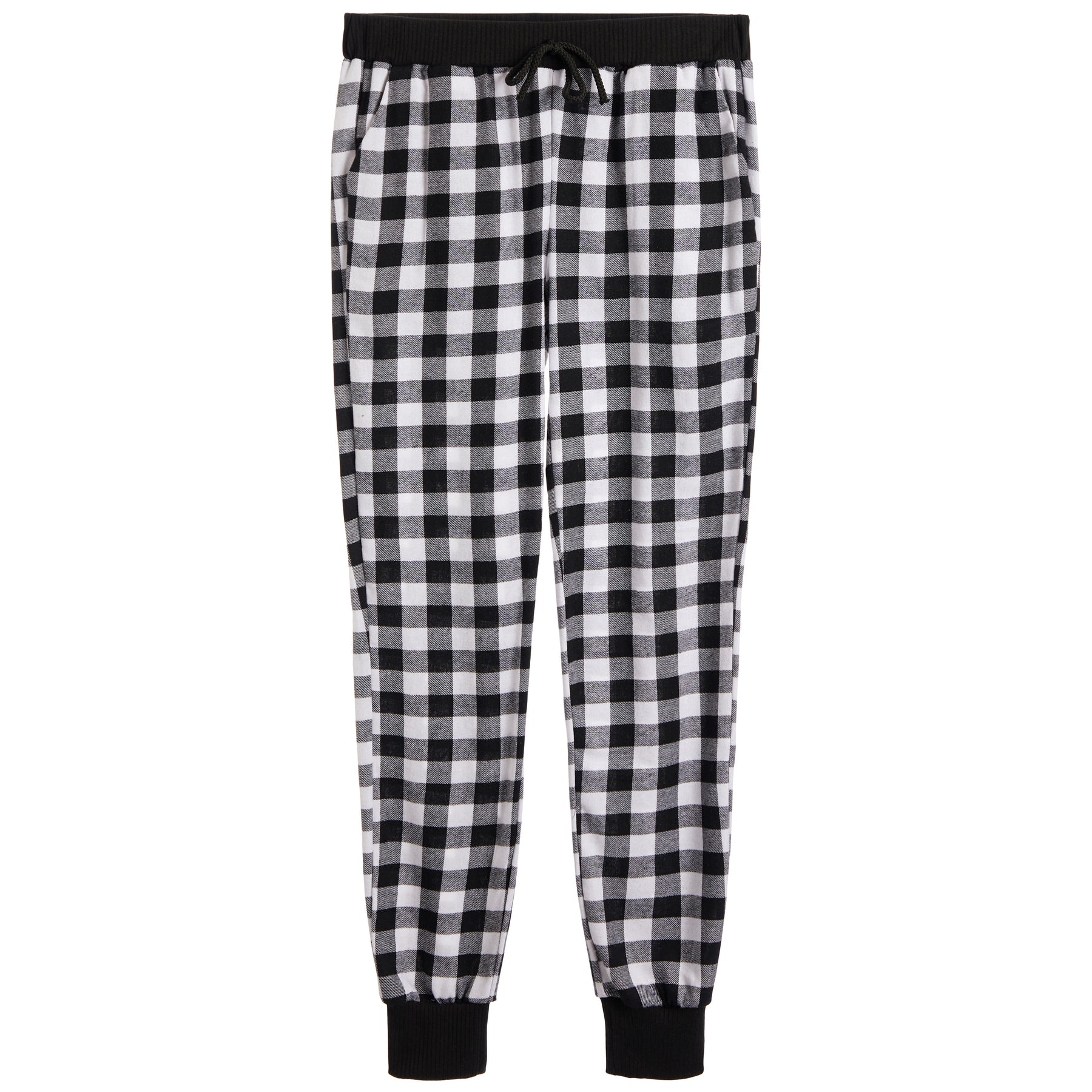 Girls Jogger Knit Cuff Flannel