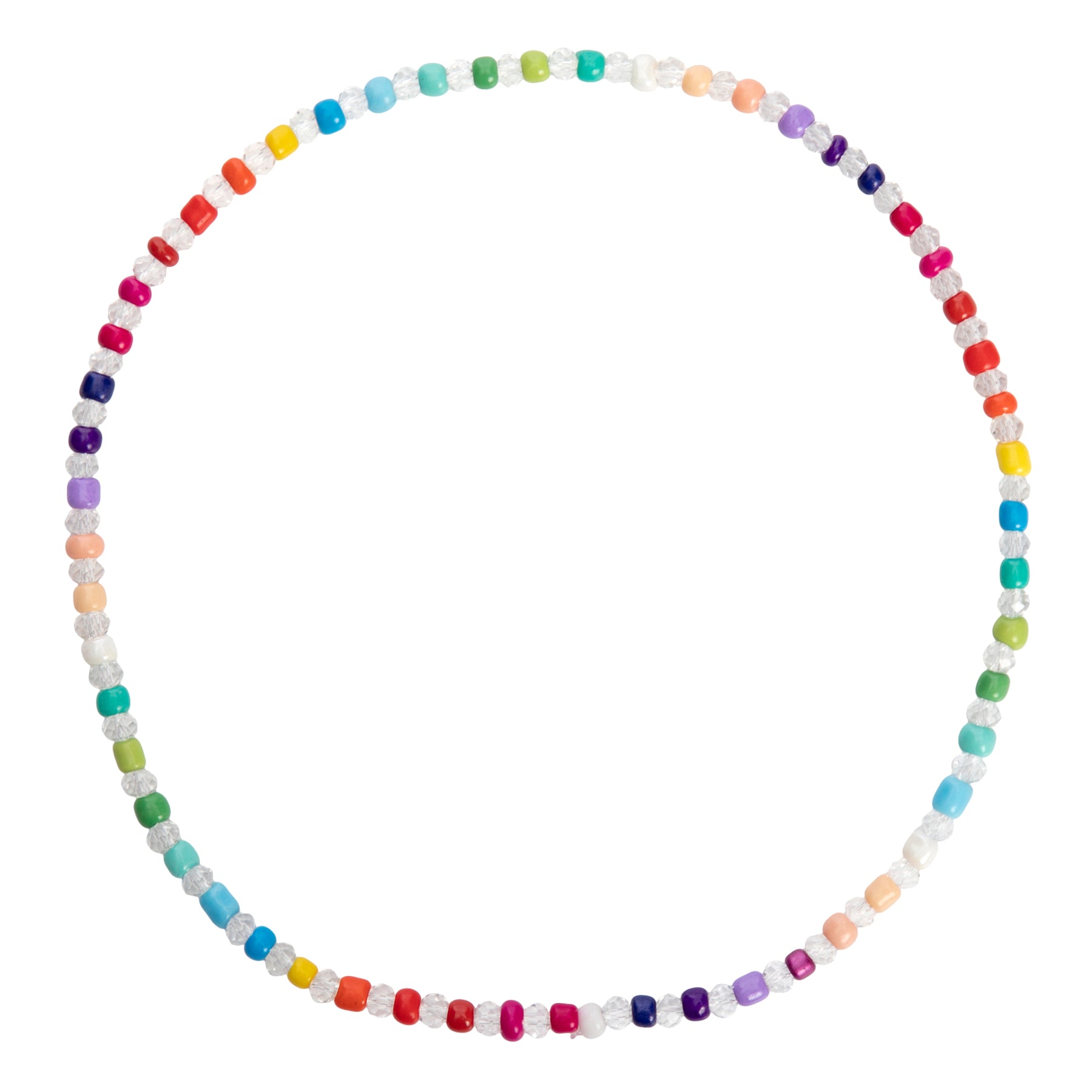 Multi Color Bead Necklace