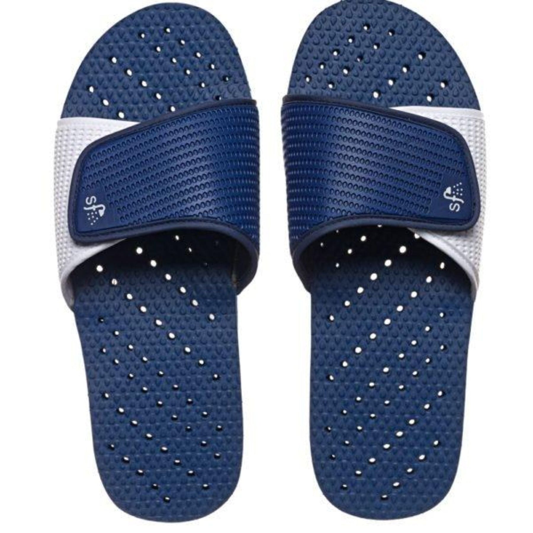 Navy/White Slide
