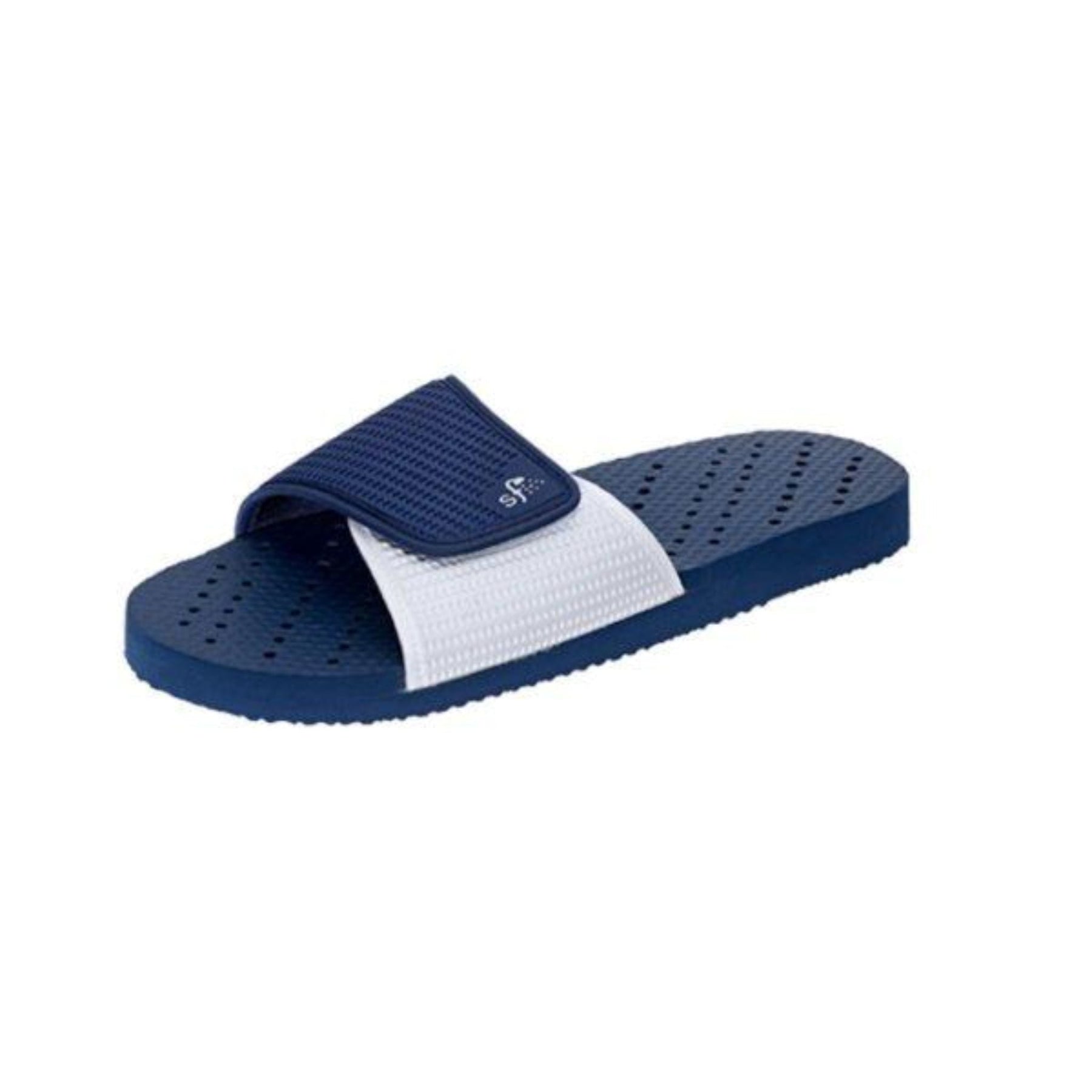 Navy/White Slide