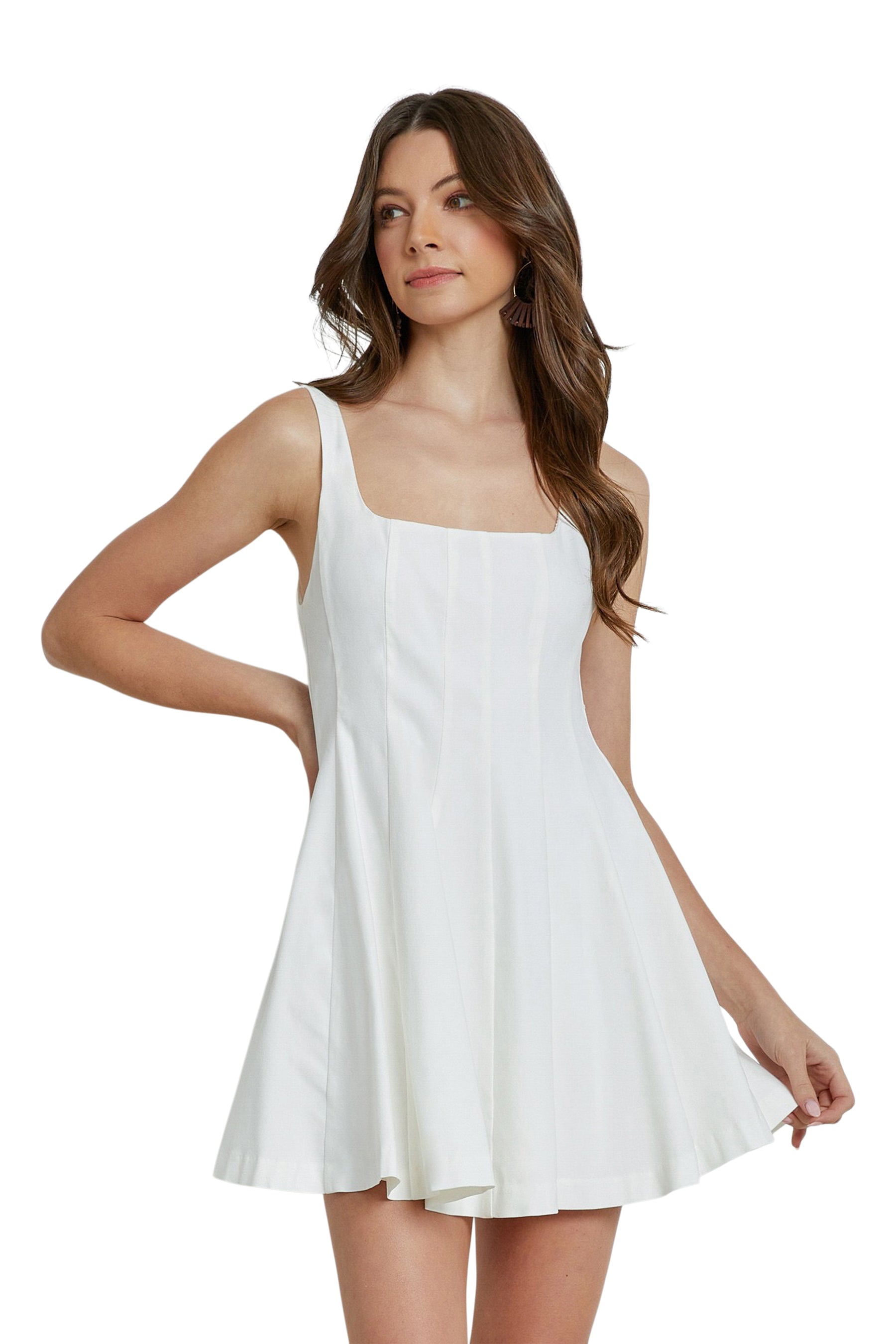 Sleeveless Fit & Flare Dress