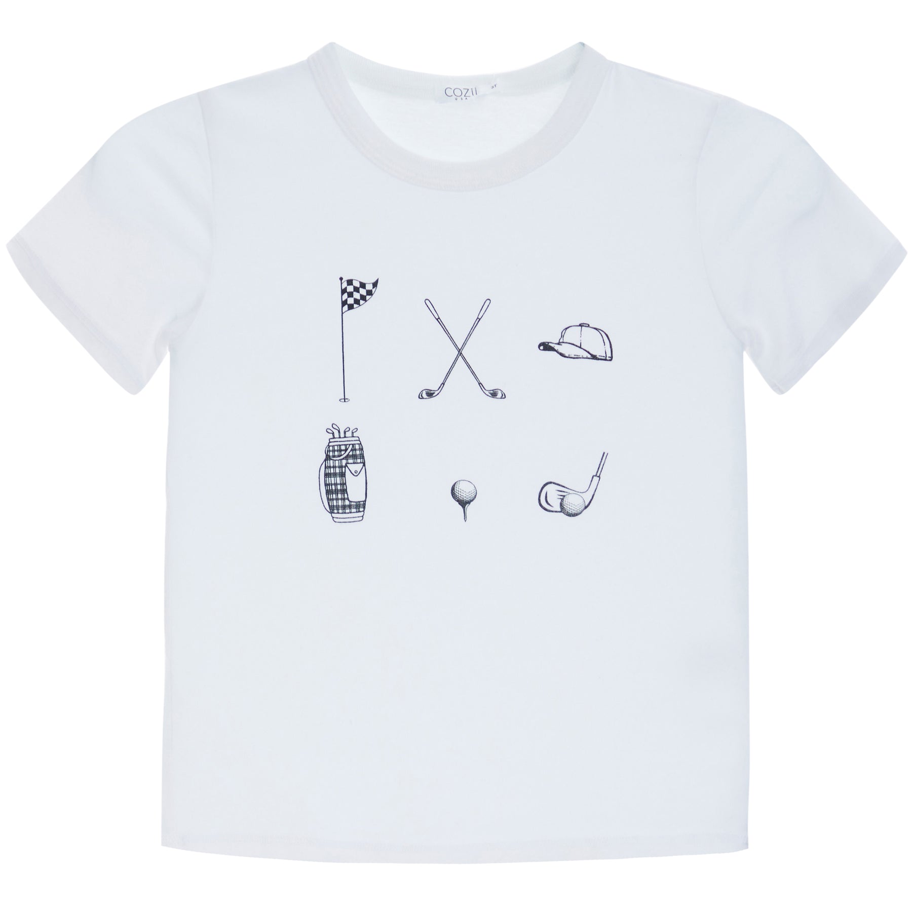 Short Sleeve All Over Golf Tee