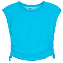Muscle Tee W. Side Gather