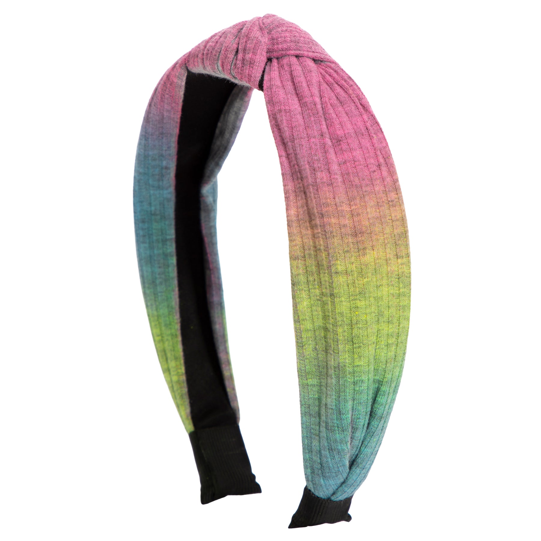 Knot Headband With Spray Rainbow