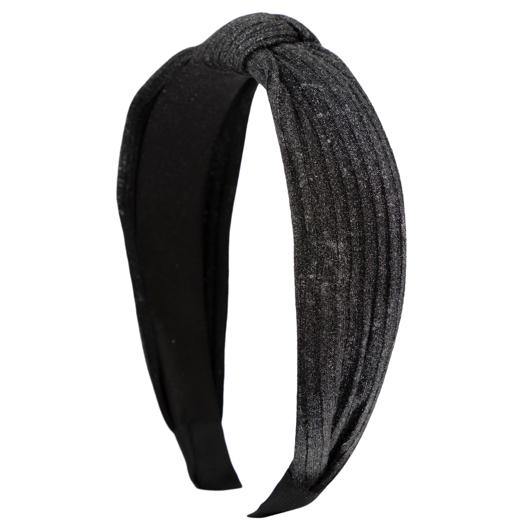 Knot Headband Black Marble