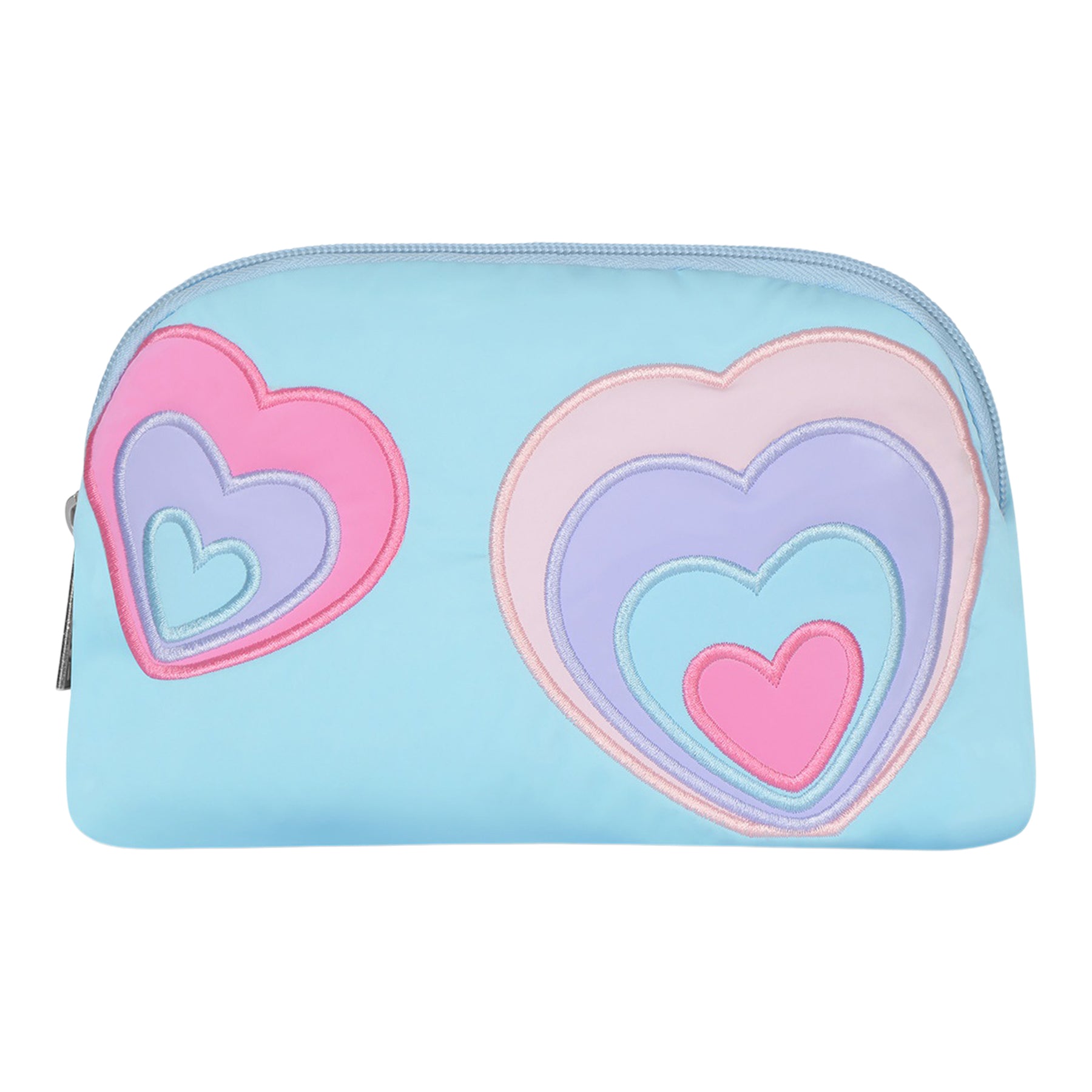 Happy Hearts Oval Cosmetic Case