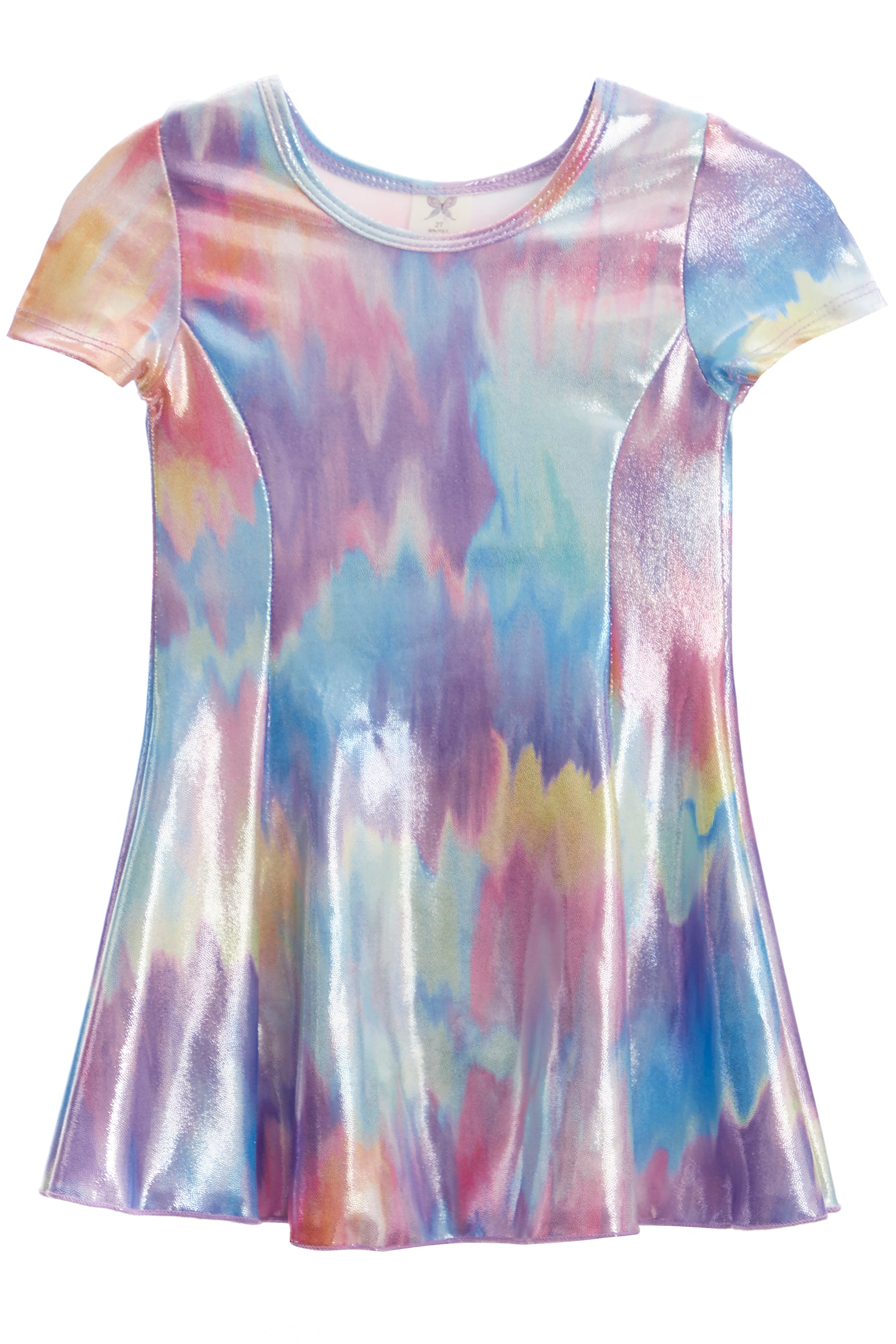 S/S Fit & Flare Dress- Watercolor
