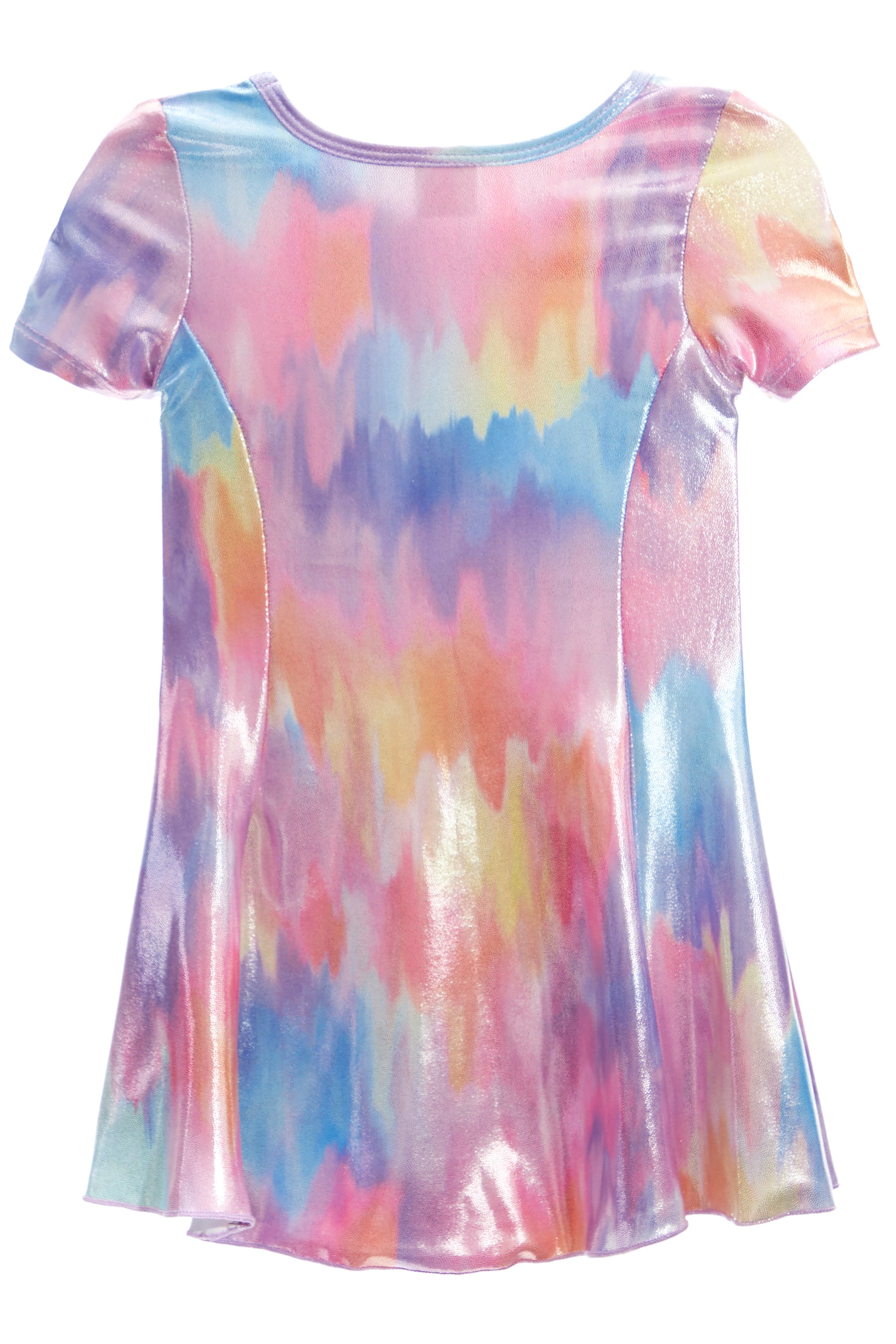 S/S Fit & Flare Dress- Watercolor