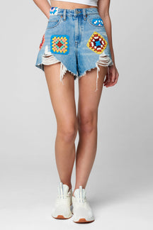 Wildest Rhythm Crochet Short