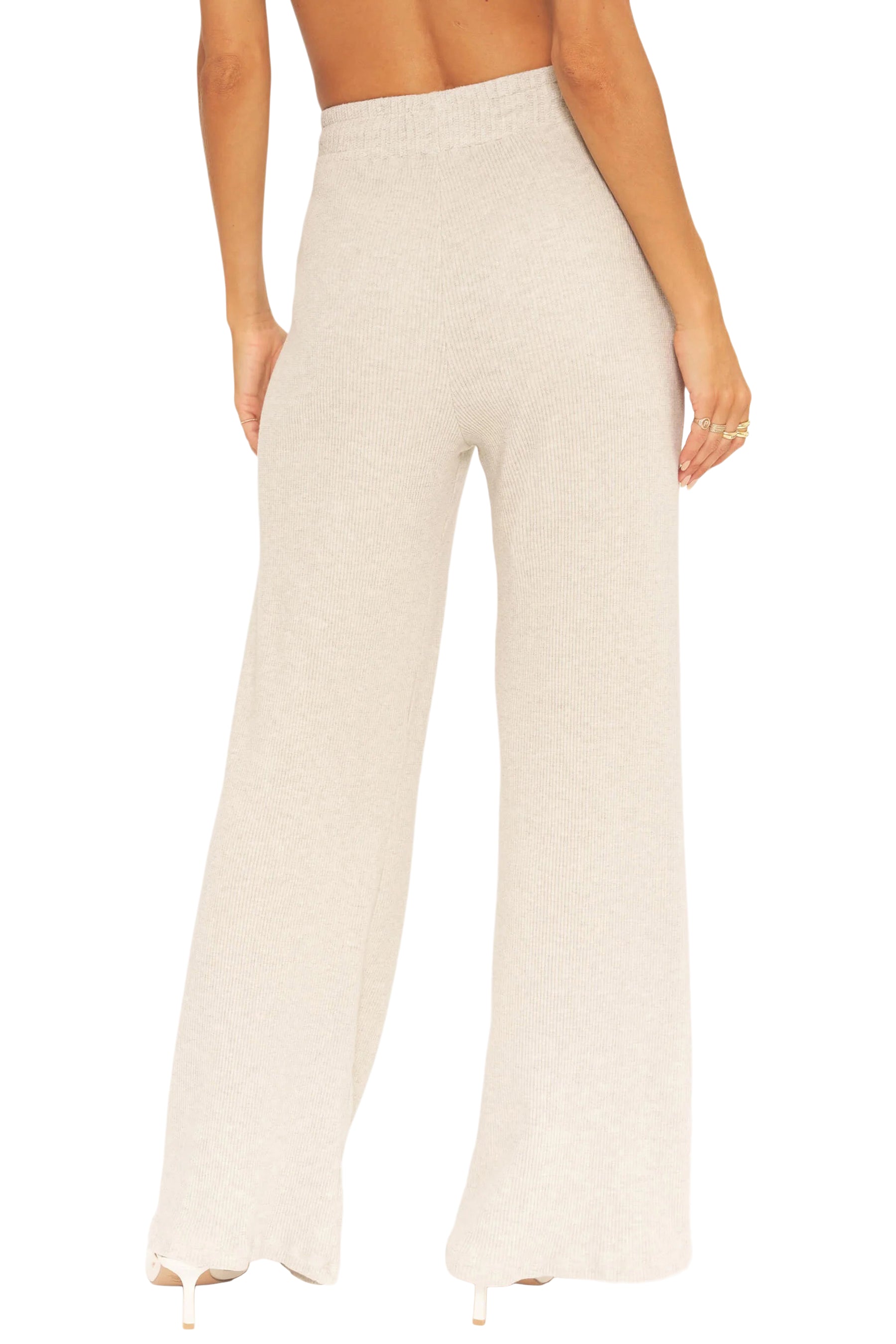 Joanna Rib Wide Leg Pant