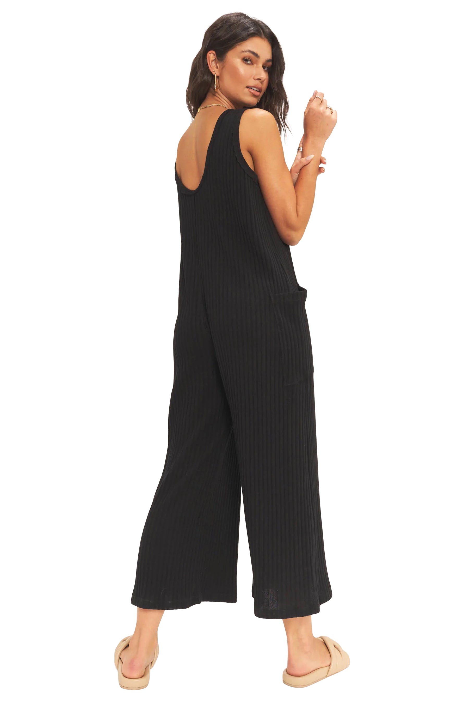Santa Maria Sweater Rib Jumpsuit