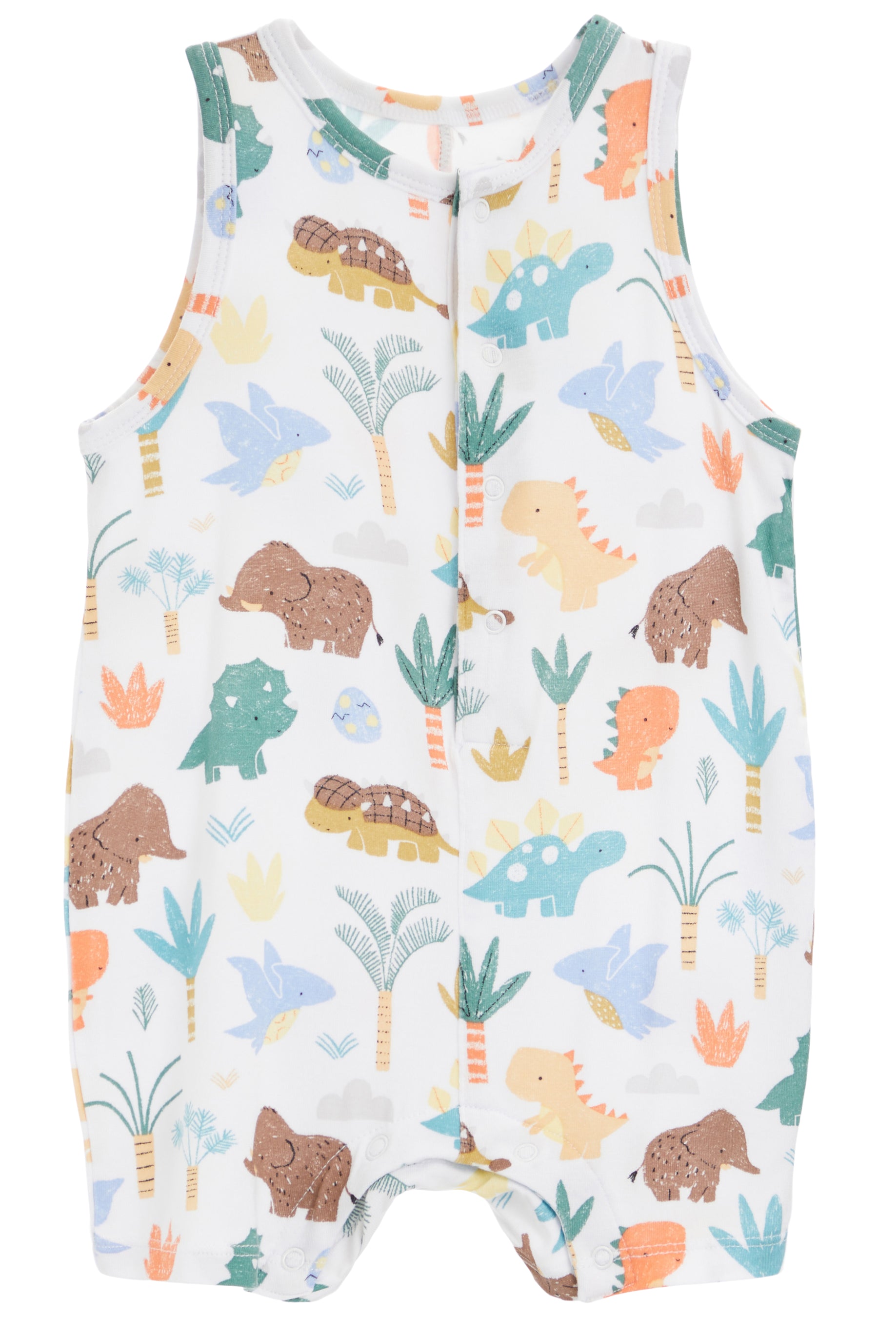 Shortie Romper- Cute Dino
