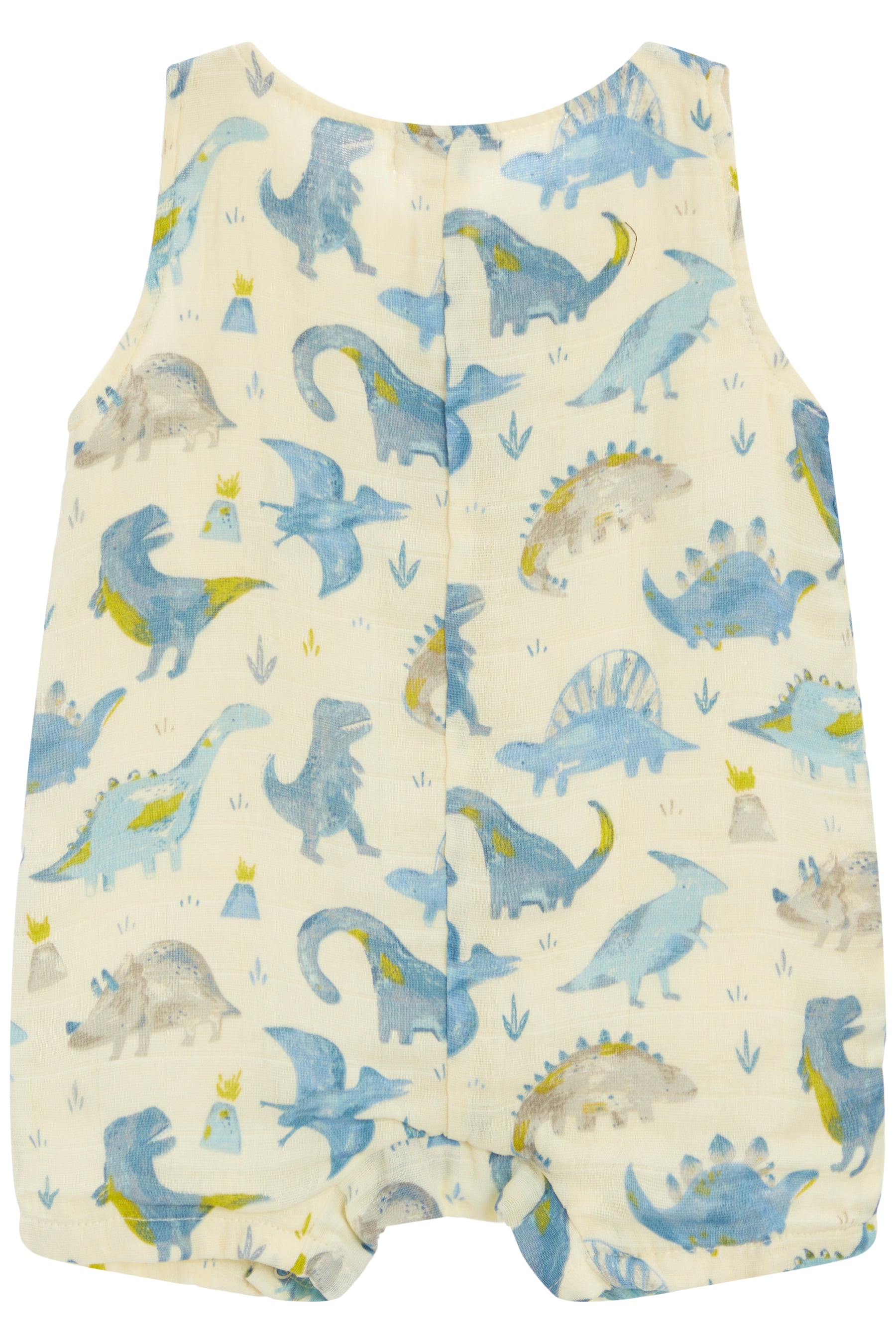 Shortie Romper- Crayon Dinos