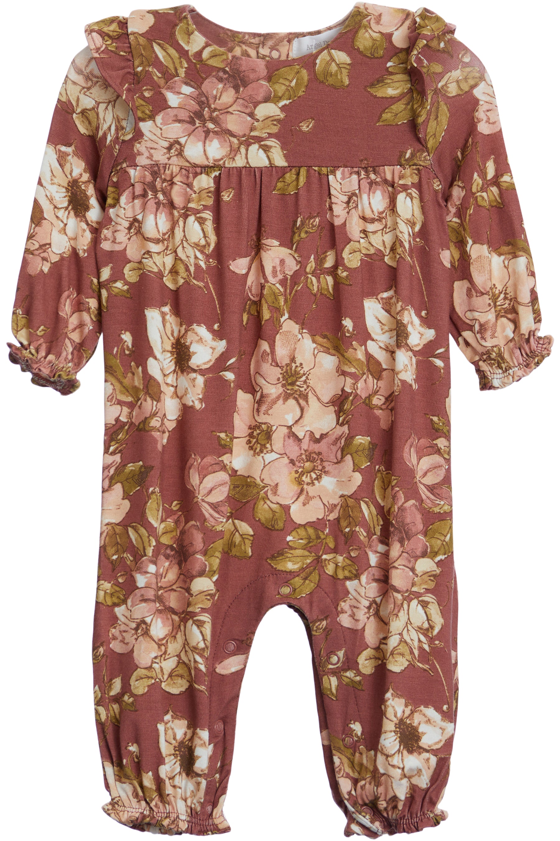 Peasant Romper- Woodrose Floral