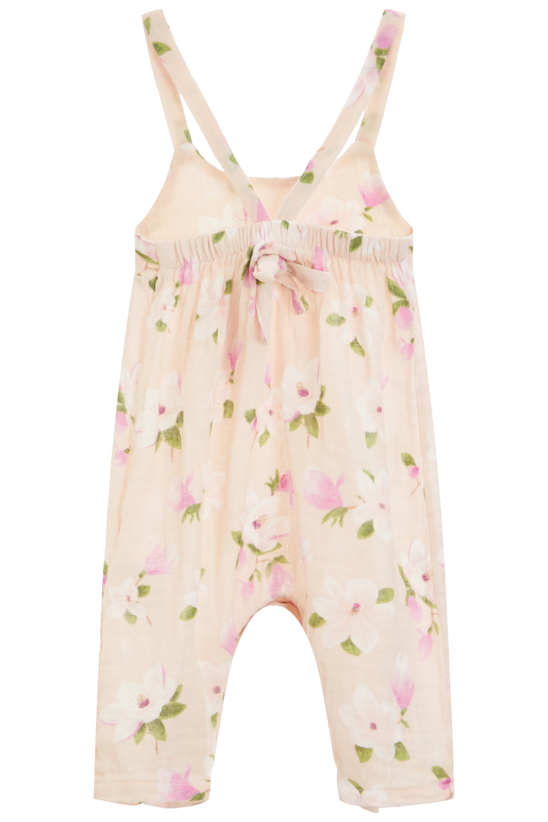 Tie Back Romper- Southern Magnolias