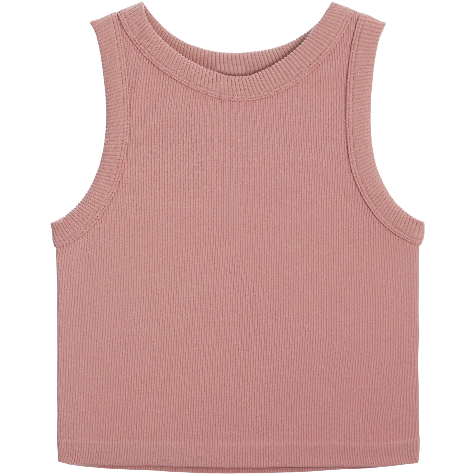 Seamless Ribbed Crop Tank