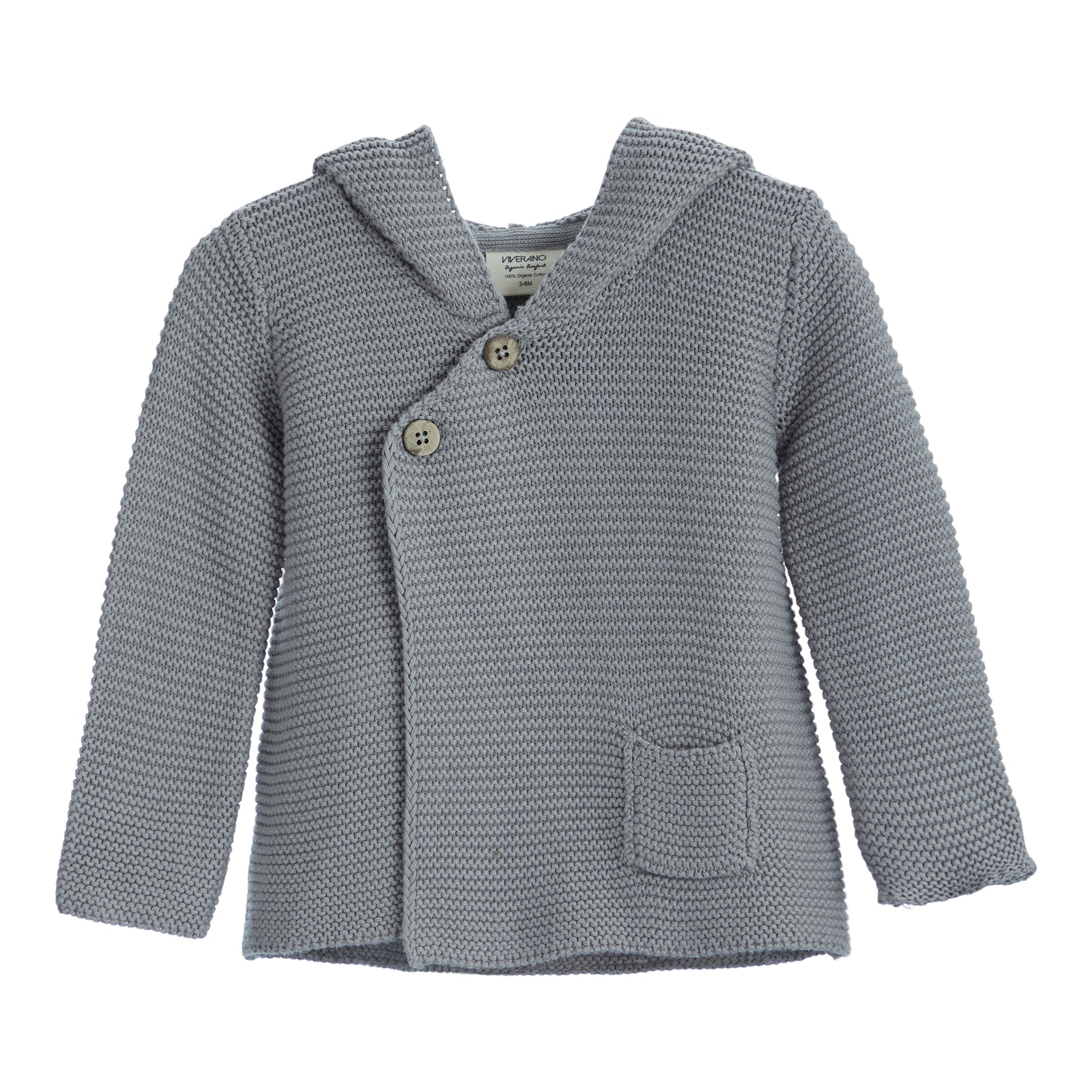 Hooded Sweater with Buttons