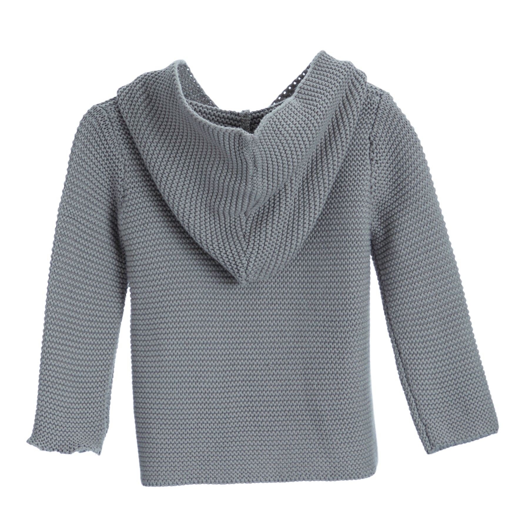Hooded Sweater with Buttons