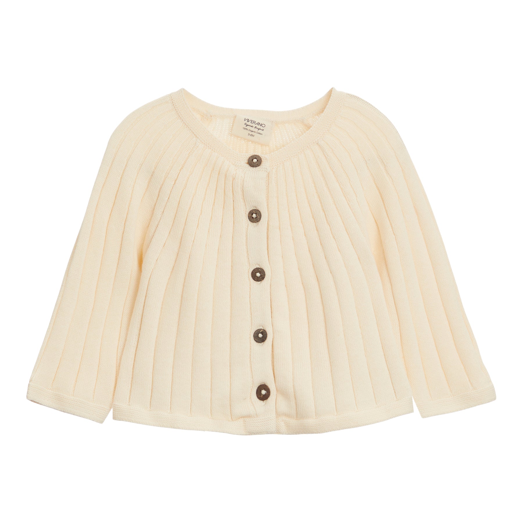 Rbbed Knit Cardigan