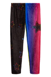 Rainbow Stars Fuzzy Lounge Pant