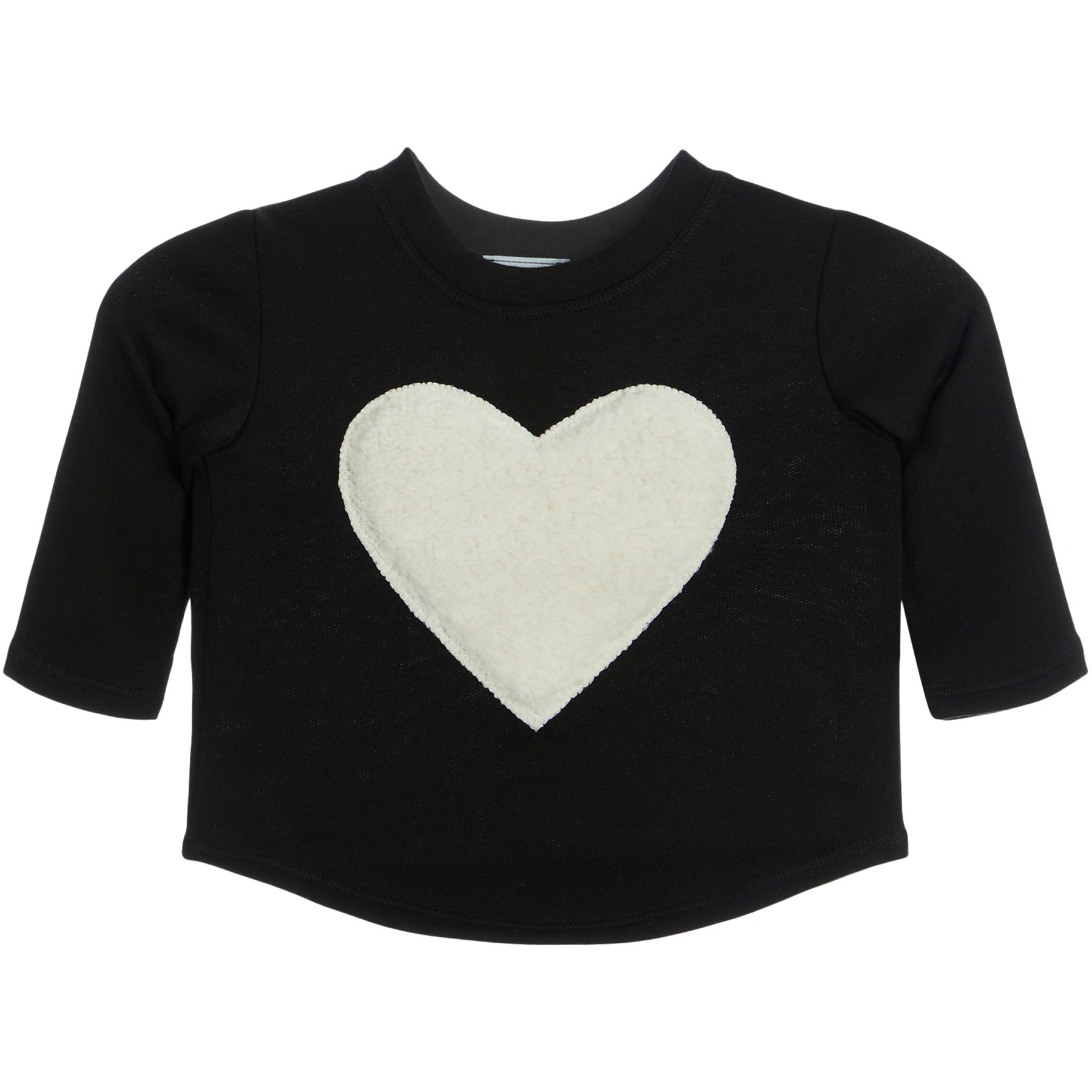Ivory Sherpa Heart Tunic
