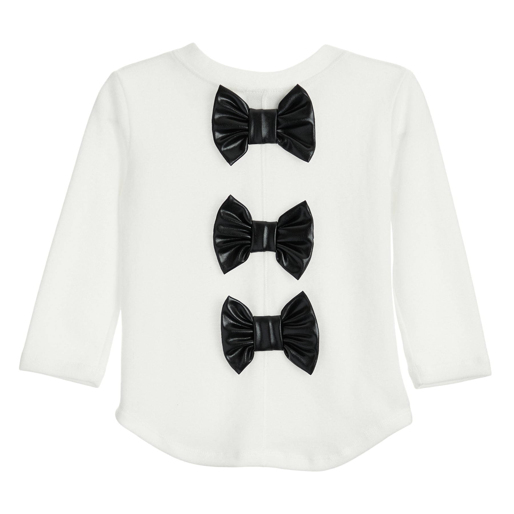 Vinyl Bow Back Top