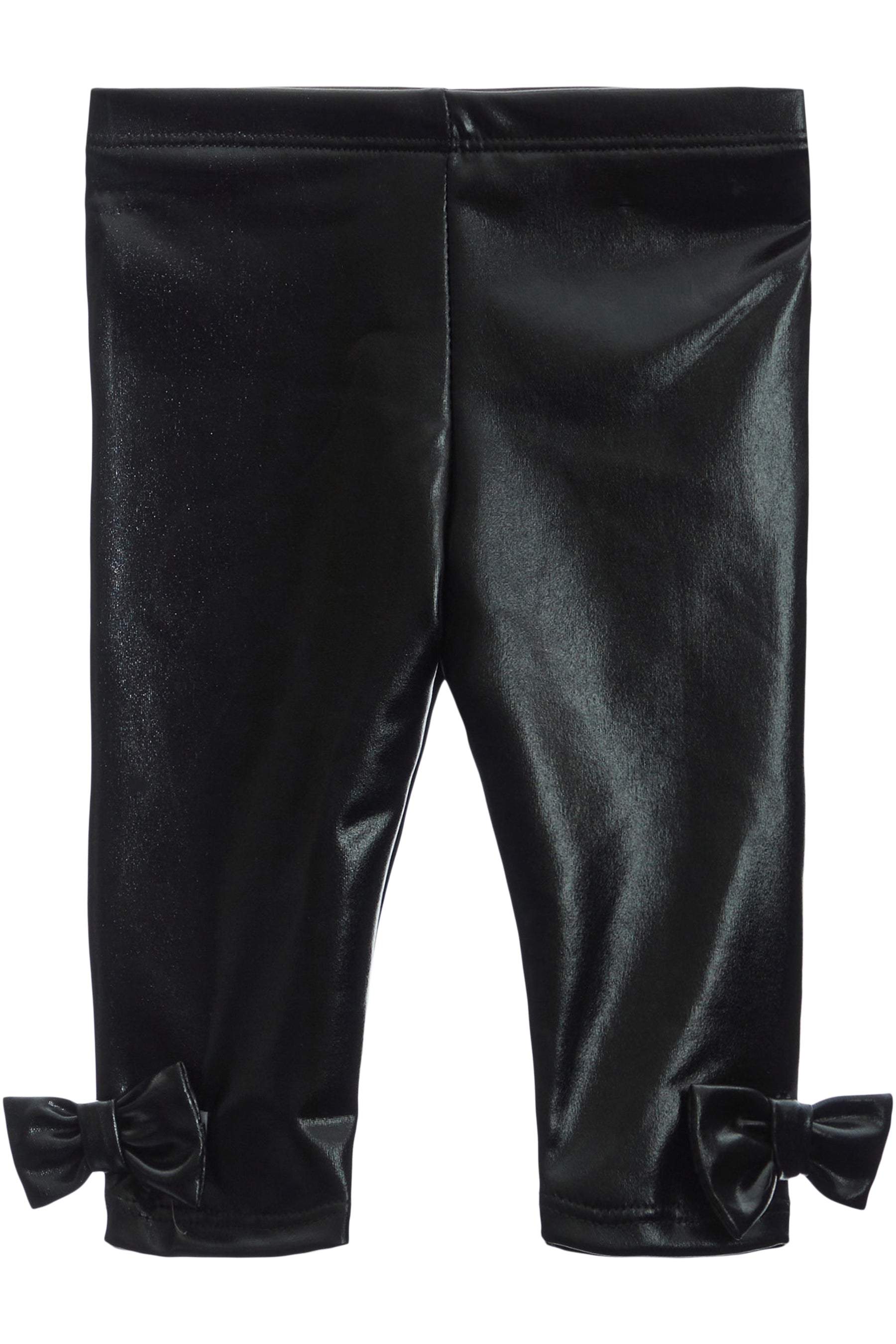 Vinyl Bow Bottom Legging