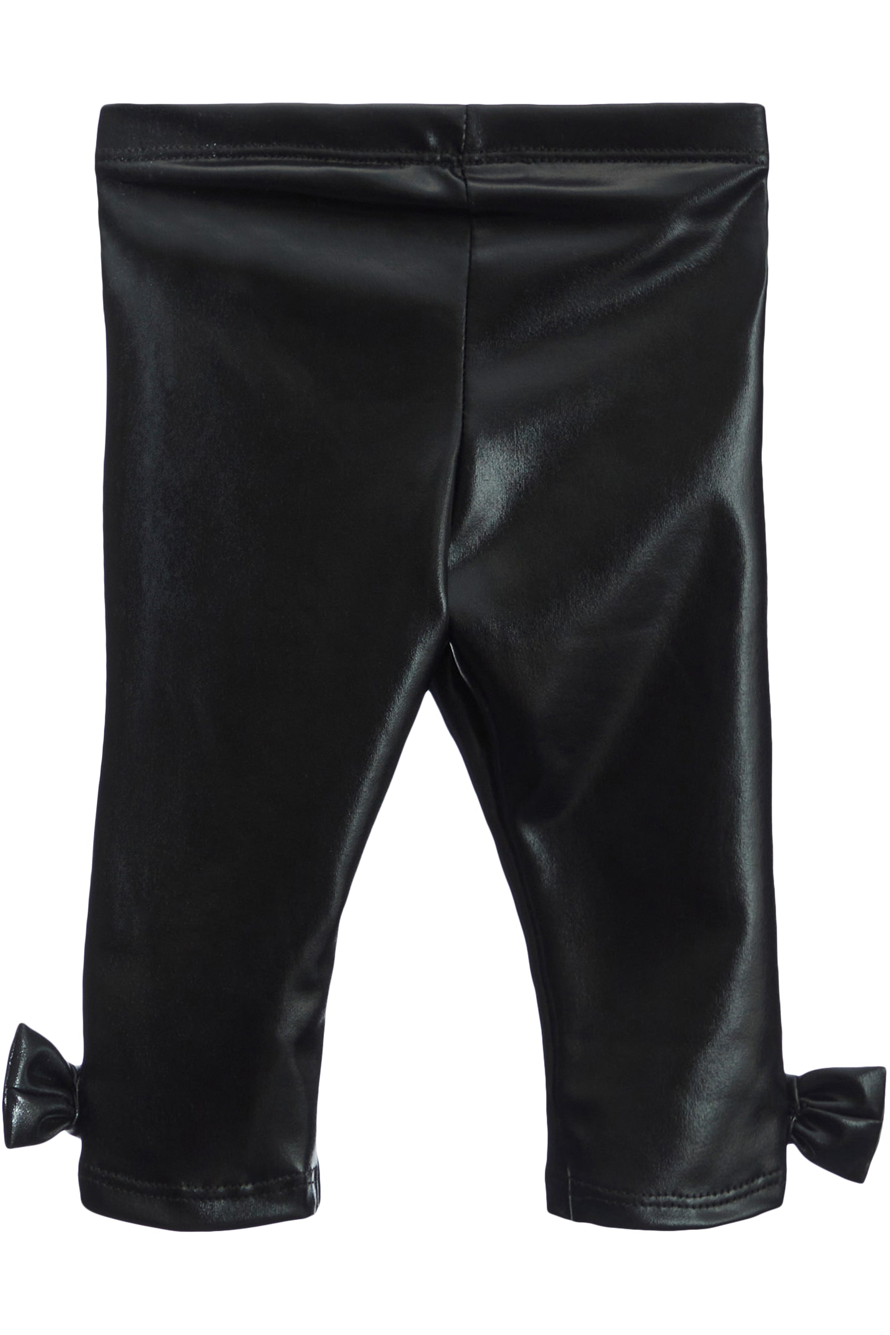 Vinyl Bow Bottom Legging