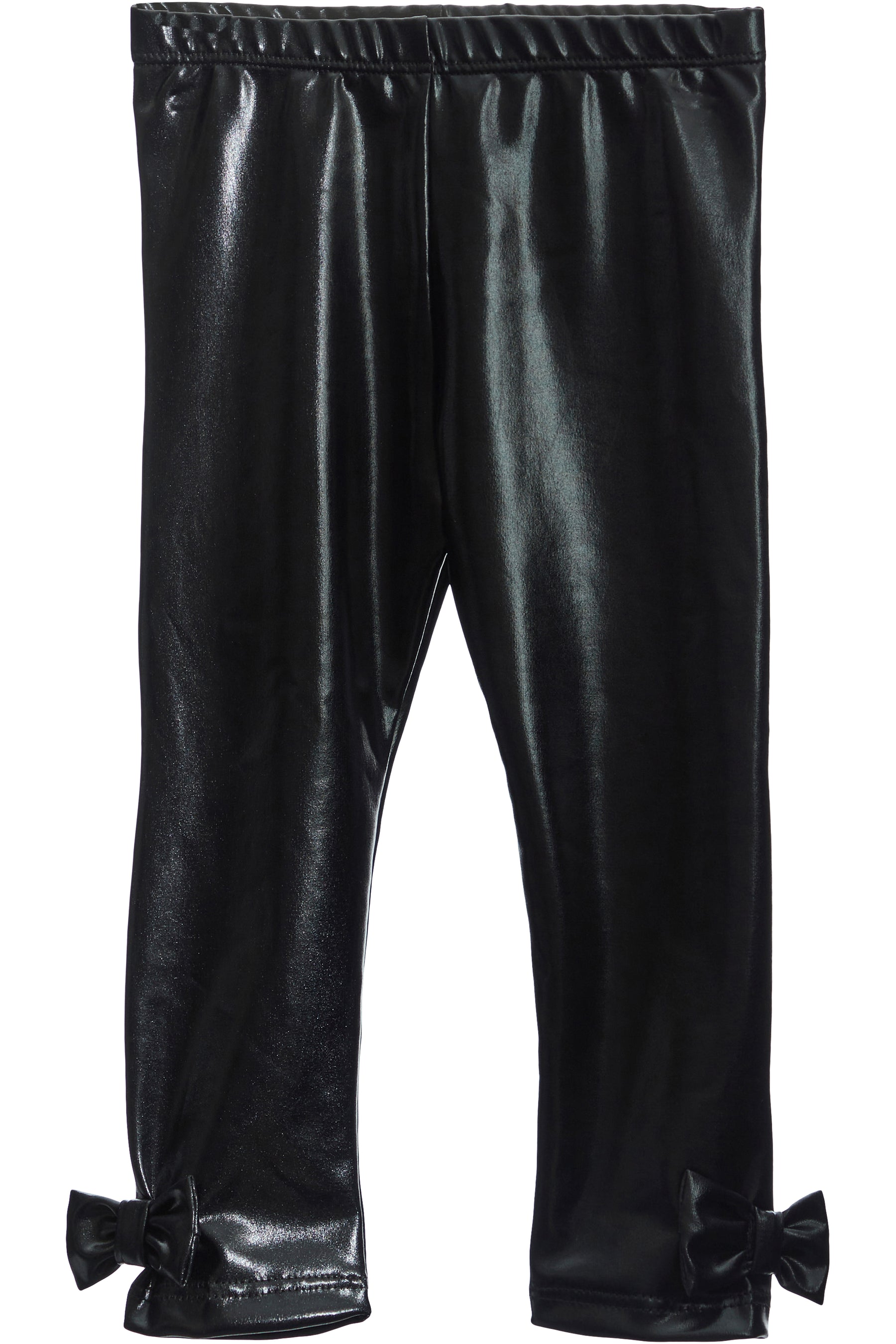 Vinyl Bow Bottom Legging