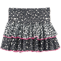 Leopard Multi Ruffle Skirt