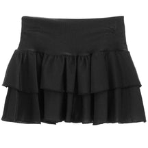 Rib Multi Ruffle Skirt