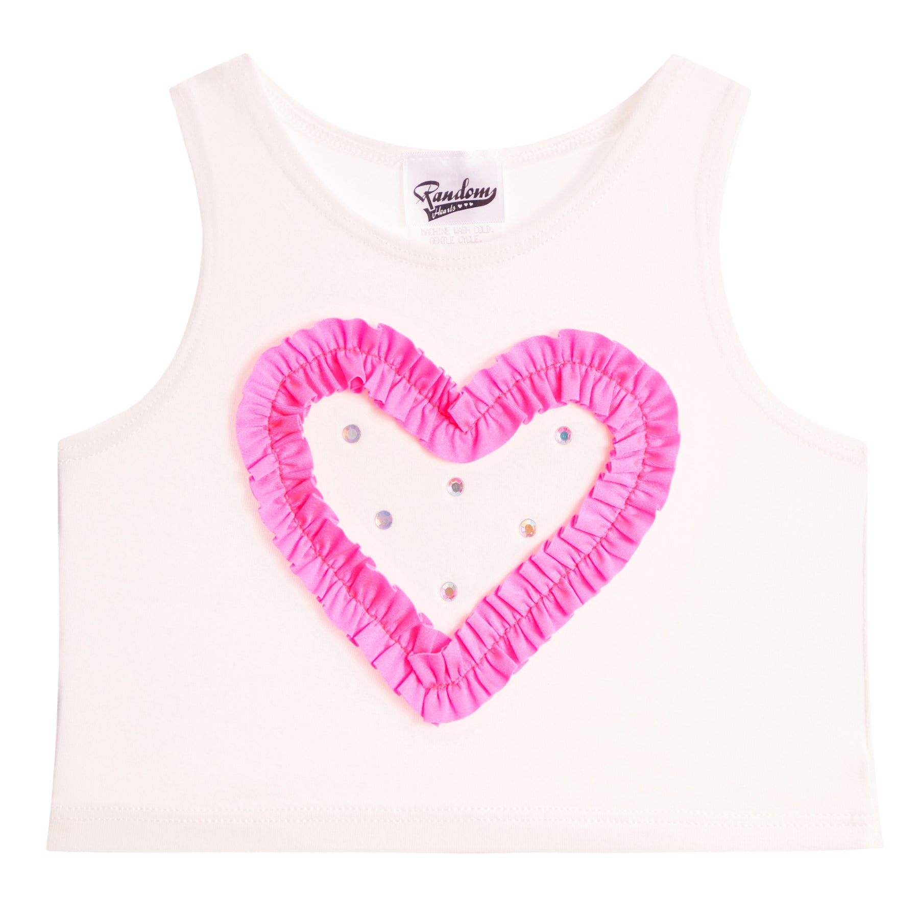 Tank with Ruffle Heart