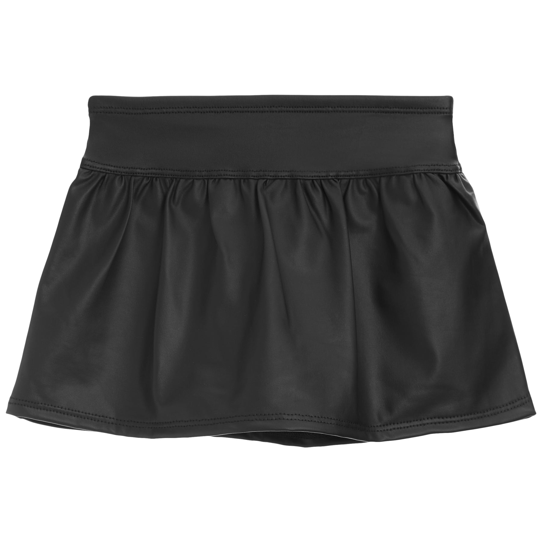 Vinyl Ruffle Skort