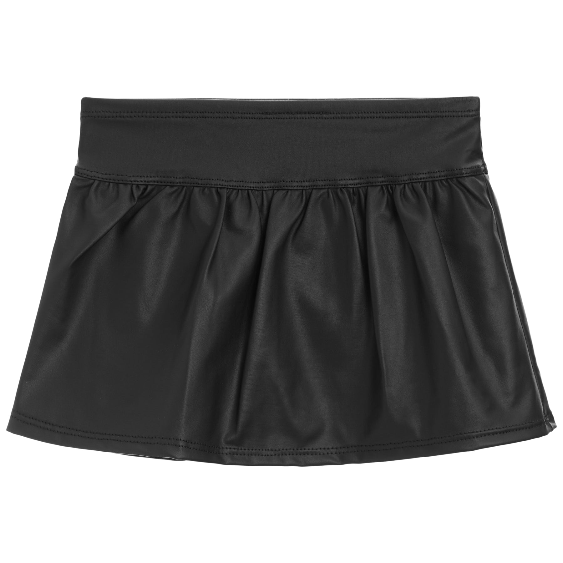 Vinyl Ruffle Skort