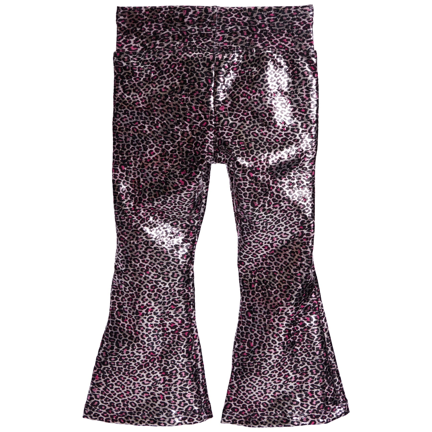 Leopard Foil Flare Pant