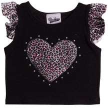 Flutter Tee with Foil Heart