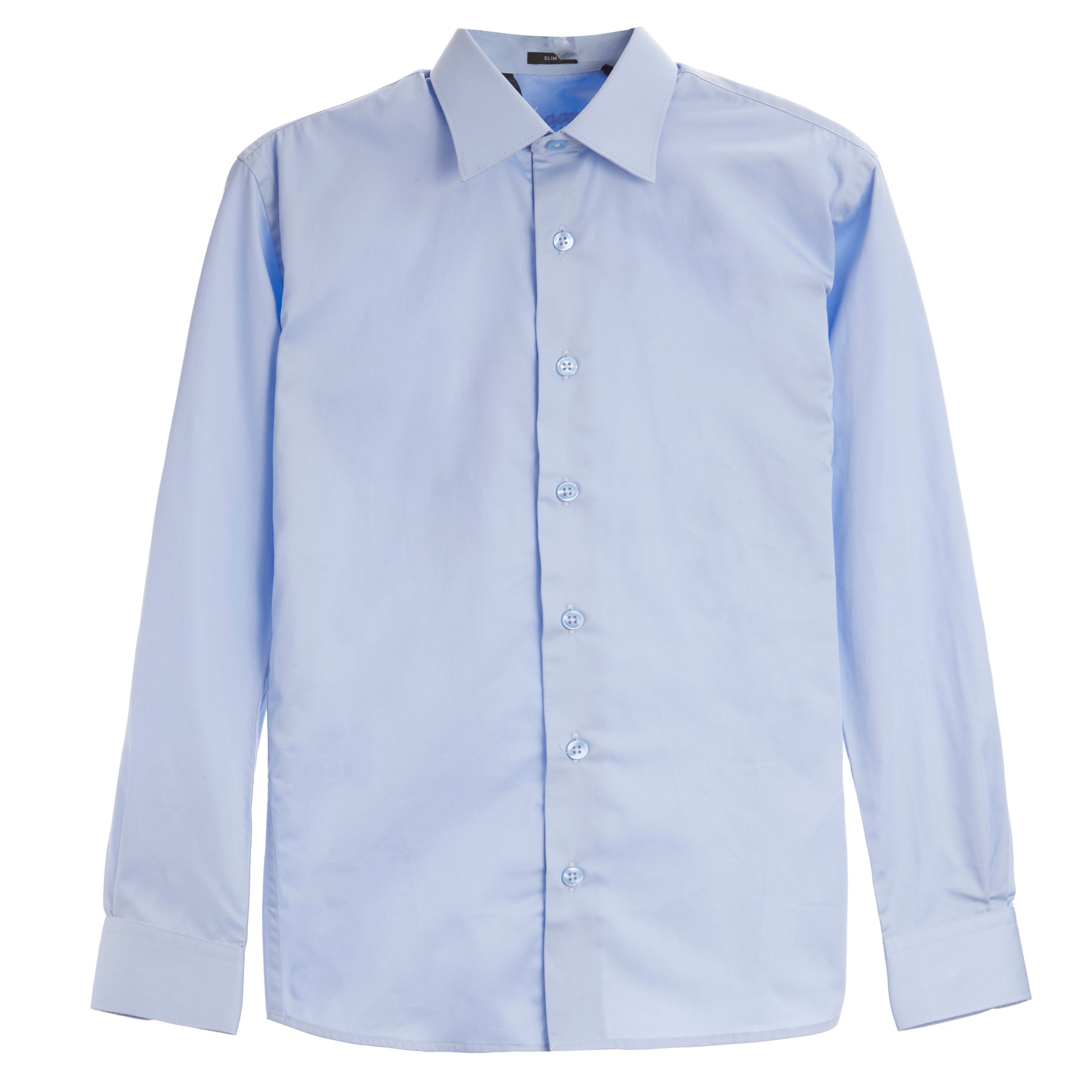 Solid Slim Fit Dress Shirt