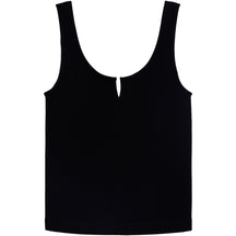 Ribbed Notch Neck Tank Top
