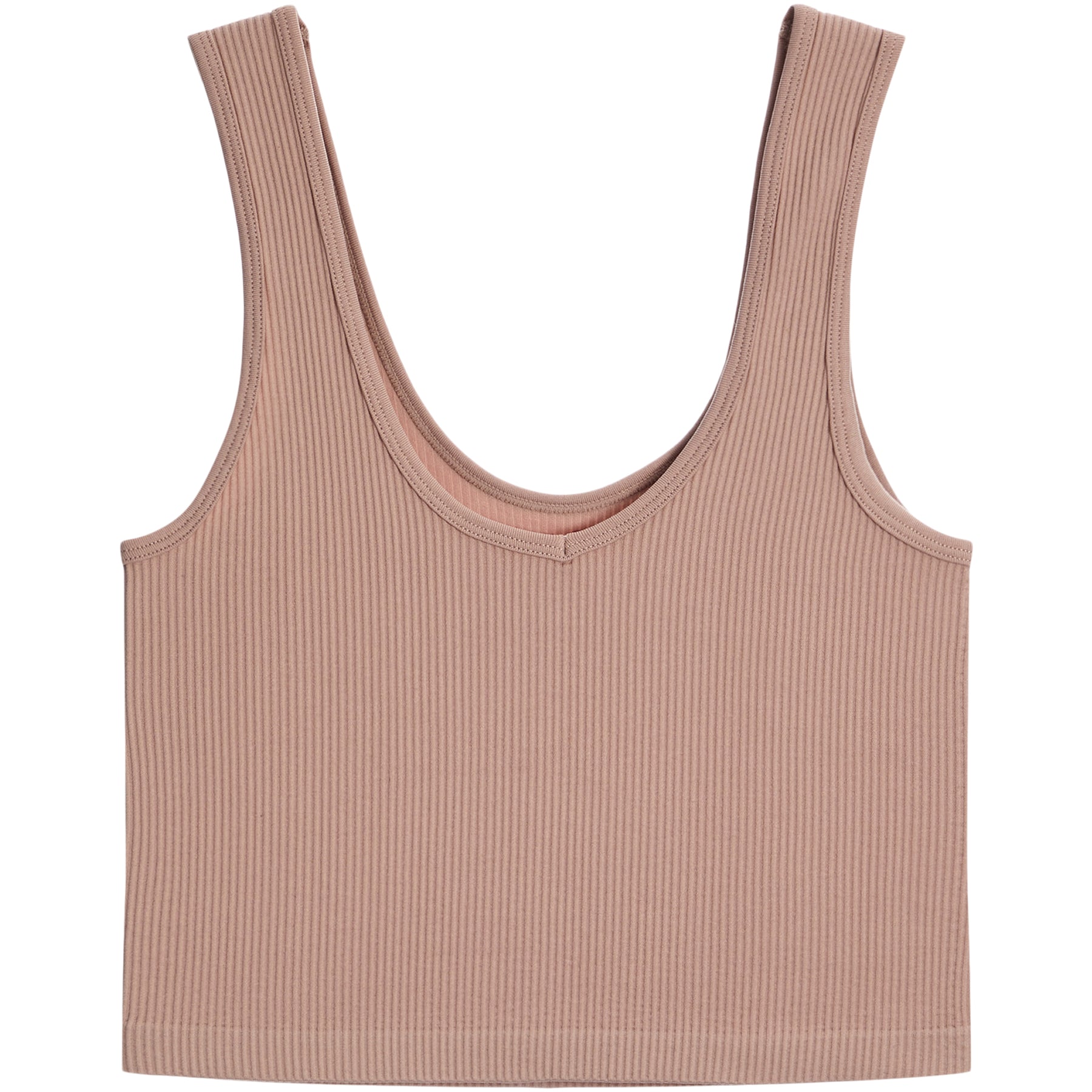 Rib VNeck Tank Top