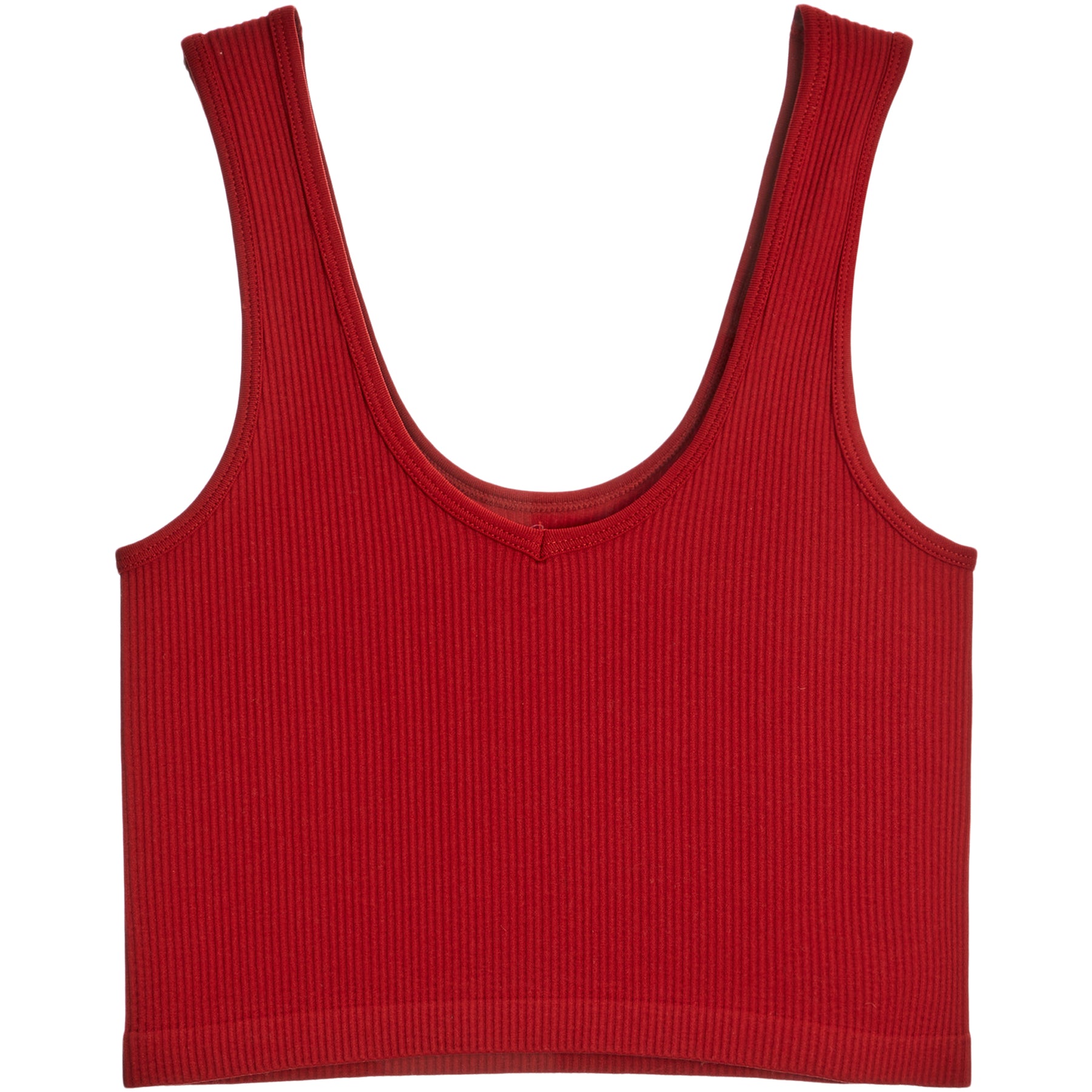 Rib VNeck Tank Top