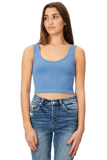Rib VNeck Tank Top