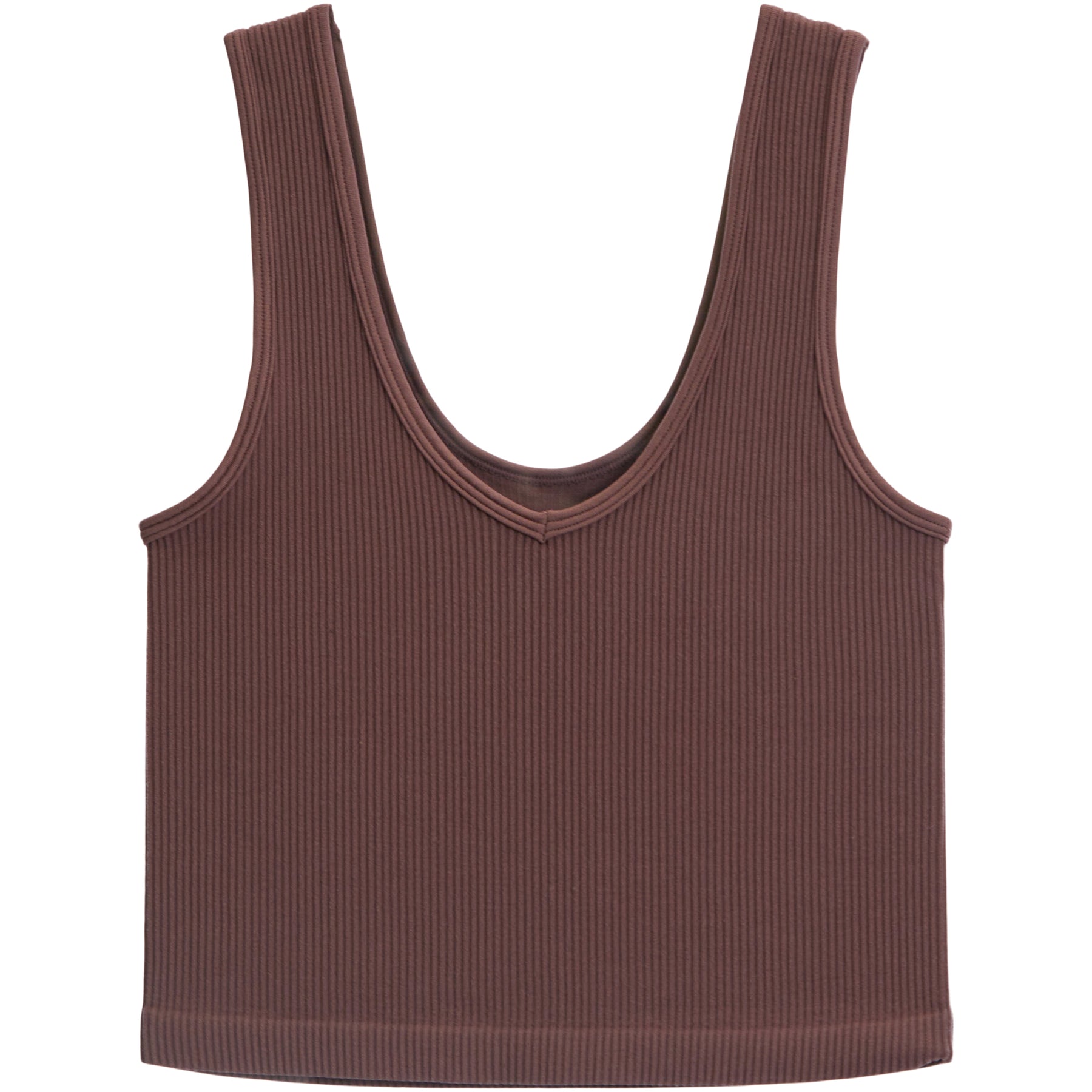 Rib VNeck Tank Top