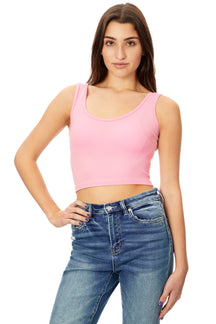 Rib VNeck Tank Top