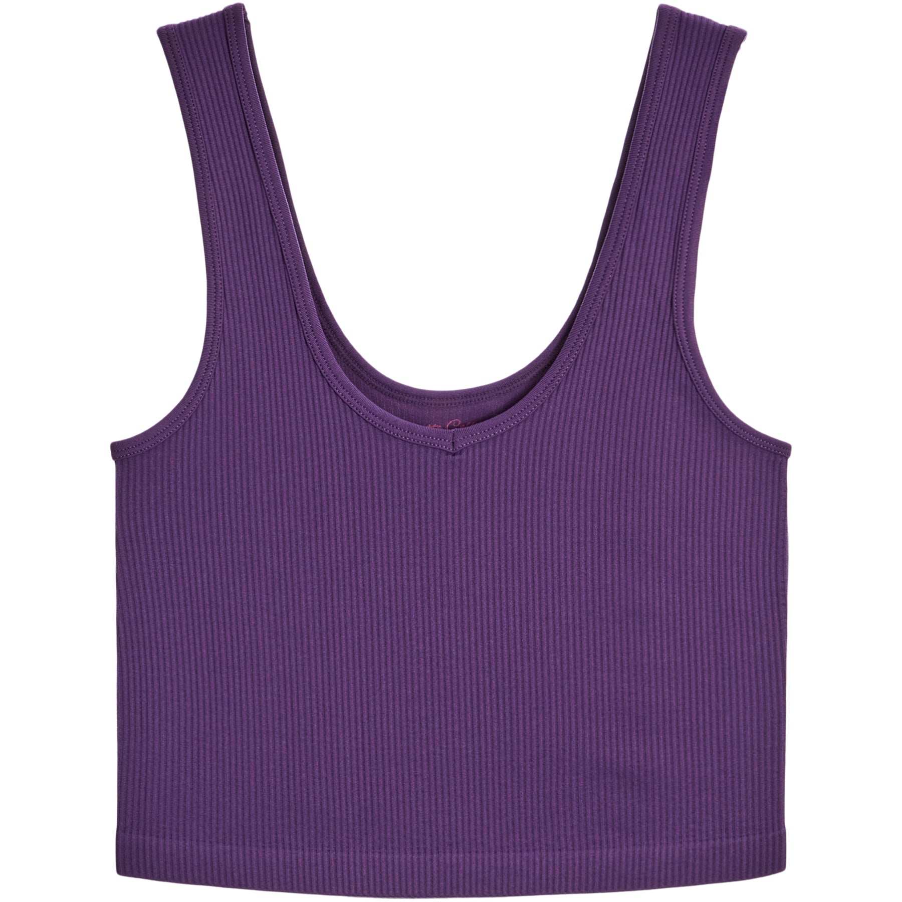 Rib VNeck Tank Top